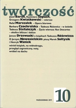 Twórczość nr 10/2011 Marszałek Drzewucki Waniek