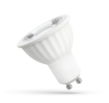 Żarówka LED GU10 230V 6W wąski kąt 45° ciepła