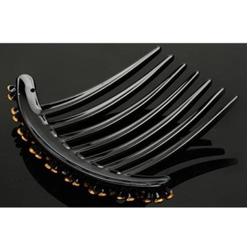 3 зажима для волос с кристаллами для создания пучков