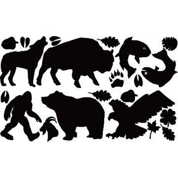 Łatki naprawcze - zestaw GearAid Tattoos WILDLIFE