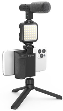 Uchwyt statyw Digipower Follow Me Vlogging LED