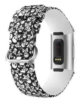 Pasek do Fitbit Charge 3 wielokolorowy L