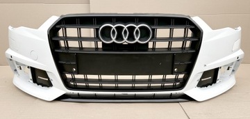 Zderzak przedni Audi A6 S6 C7 LIFT 4G0 - BLACK, oryg.