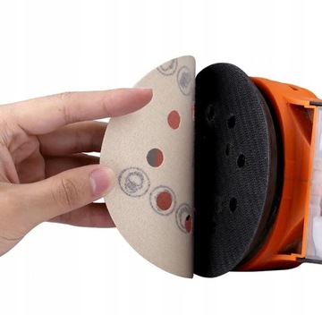 50 ШЛИФОВАЛЬНЫХ ДИСКОВ БУМАГА С ОТВЕРСТИЯМИ VELCRO 125 P180