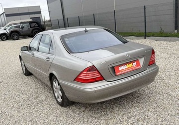 Mercedes Klasa S W220 Sedan 5.0 V8 (500) 306KM 2004 Mercedes-Benz Klasa S 4x4 S500 306 KM 2004r Bdb Stan Warszawa 5.0, zdjęcie 3