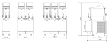 CARPIGIANI гранит 3х10л – GBG GRANIBEACH - машина для встряхивания гранита