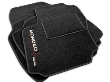 ВЕЛУРОВЫЕ КОВРИКИ FORD MONDEO MK4 (2007 - 2014) + ВЫШИВКА