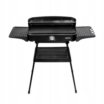 GRILL ELEKTRYCZNY 2w1 OGRODOWY NA TARAS BALKONOWY lub DO DOMU HIT! DUŻA MOC