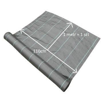 AGROTKANINA 90g GRUBA NA CHWASTY UV 110cm SZEROKA dowolna DŁUGOŚĆ
