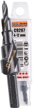 WIERTŁO STOPNIOWE SPIRALNE 4-12MM RICHMANN C9267