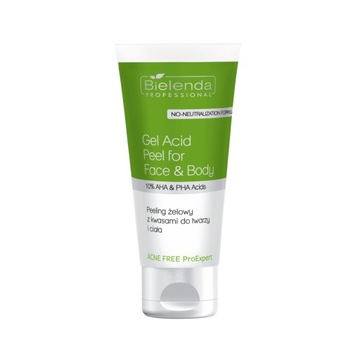 Bielenda Acne Free ProExpert Peeling żelowy do twarzy i ciała z kwasami