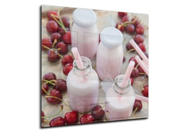 lacobel hartowany grafika panel 50x50 jedzenie