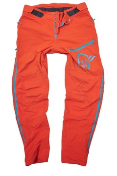 NORRONA FJORA FLEX1 funkcjonalne spodnie turystyczne Damskie duże LOGO ~ M