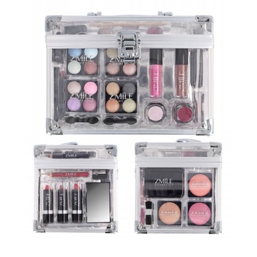 KUFEREK KOSMETYKAMI MAKIJAŻU PREZENT 5-15 lat 42el