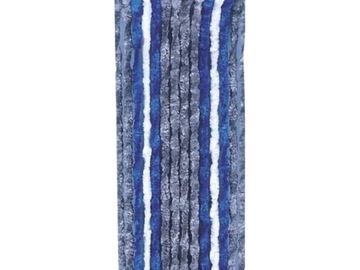 Zasłony do drzwi - kotki niebieskie 205x56 cm