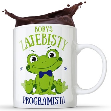 KUBEK ŻAJEBISTY PROGRAMISTA MÓJ ZAWÓD I IMIĘ KUBEK