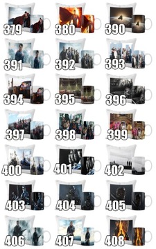 ZESTAW KUBEK I PODUSZKA TITANIC FILMY POMYSŁ NA PREZENT RÓŻNE GRAFIKI