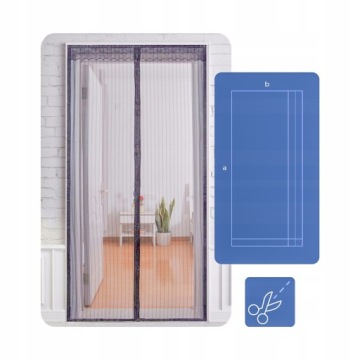 МОСКИТНАЯ СЕТКА ДЛЯ БАЛКОННЫХ ДВЕРЕЙ Универсальная 80/90/100х210/220 ПРОЧНАЯ СЕТКА!