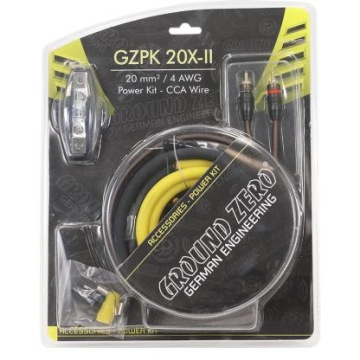 Ground Zero Gzpk 20X-II kabely pro zesilovač 20 mm2