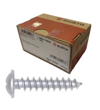Wurth Wkręty do Mocowania Tablic 4,8x25mm 100szt.