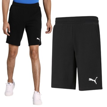 PUMA ESS SHORTS KRÓTKIE SPODENKI BAWEŁNIANE SPORTOWE SZORTY Z LOGO r. L