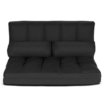 Rozkładana sofa podłogowa z regulowanym oparciem