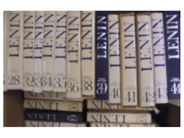 Lenin Dzieła Wszystkie t 1-49,55 brak 50,5152,53,