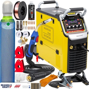 SPAWARKA INWERTOROWA MAGNUM MIG 290 AUTOMATIC V2 MMA 400V 230V 250A IGBT