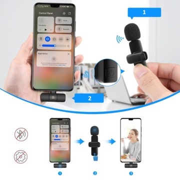 БЕСПРОВОДНОЙ ПРИВЯЗНОЙ МИКРОФОН PULUZ IOS IPHONE