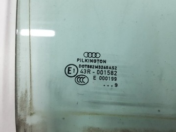 AUDI A3 8P 09R SKLO (OKNO) DVEŘE PRAVÁ 3D