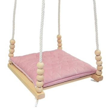 МОДУЛЬНЫЕ ДЕТСКИЕ КАЧЕЛИ, БАРХАТНЫЙ МИШКА, БОХО ЦВЕТА, СКАНДИНАВСКИЙ