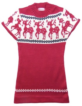 Рождественская зимняя ТУНИКА для девочек REINDERER 14 злотых брутто