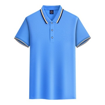 Elegancka Letnia Moda: Wygodna Koszulka Polo Z Szerokim Kołnierzem, S