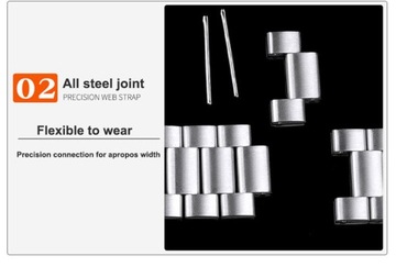 18mm 20mm 22mm Stainless Steel Strap For Garmin