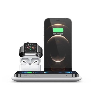 ŁADOWARKA INDUKCYJNA Qi ANDROID APPLE MAGSAFE IPHONE 12-15 AIRPODS WATCH