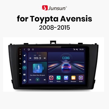 Radio Junsun dla Toyota Avensis T27 2008-2015