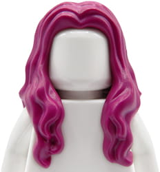 LEGO włosy figurki 95225 damskie, różowe, długie