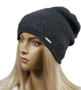 CZAPKA damska BEZ POMPONA Jesień/zima # 29