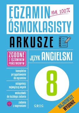Egzamin Ósmoklasisty Arkusze Język Angielski 2024 Najnowsze Wydanie Greg