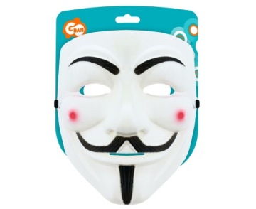 Анонимная маска протеста Гая Фокса Acta Vendetta