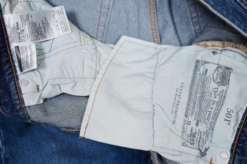 LEVIS 501 JEANSY spodnie męskie granatowe klasyczne PREMIUM 32/30 pas 82