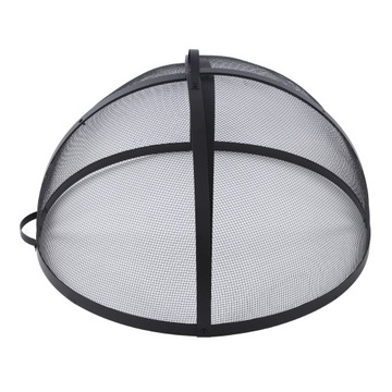 36-дюймовый круглый искровой экран с ручками. Крышка экрана из стальной сетки.