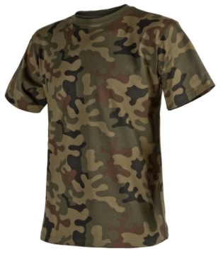 Мужская хлопковая футболка HELIKON Moro PL Woodland WZ93 L