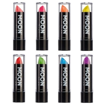 Губная помада с блестками светится в УФ-свете MOONGLOW Blue