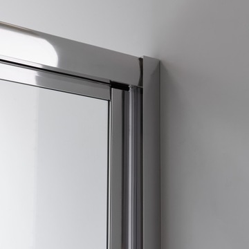 SH09A ДУШЕВАЯ ДВЕРЬ ХРОМ 80 СМ 5 ММ