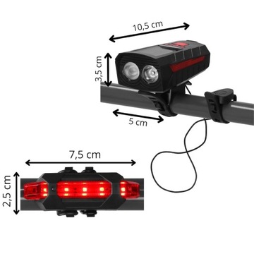 СВЕТОДИОДНАЯ ВЕЛОСИПЕДНАЯ ЛАМПА ПЕРЕДНЯЯ ДЛЯ USB МОЩНЫЙ ЗАДНИЙ СОЛНЕЧНЫЙ НАБОР СВЕТА powerbank