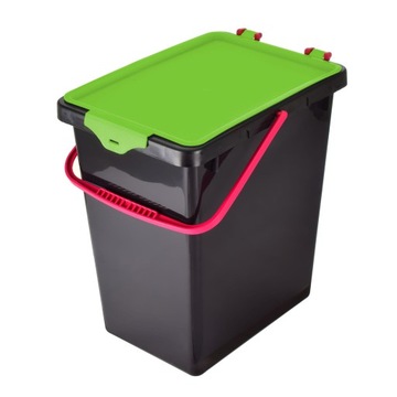 ВЕДРО КОНТЕЙНЕР ДЛЯ ПОРОШКА С КРЫШКОЙ ПОЛИРОВКА 10Л N