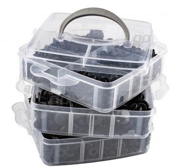 Зажимы, зажимы, дюбели автомобильные для обивки салона, 620 шт. Большой набор.