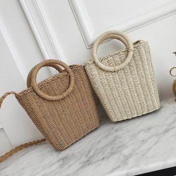 Сумка через плечо BEACH BASKET Плетеная