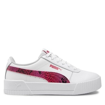 BUTY DAMSKIE PUMA CARINA L SNAKE FS BIAŁE r. 37,5